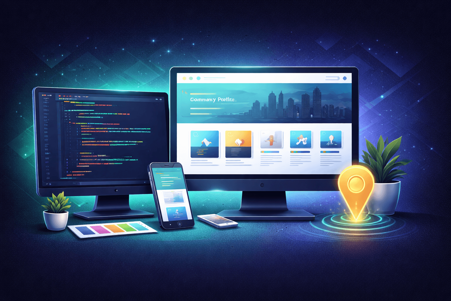 Jasa Pembuatan Website Profesional di Depok — Harga, Proses & Portfolio [2026]