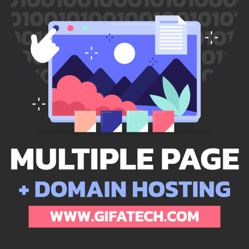 Company Profile Multiple Page & Domain Hosting